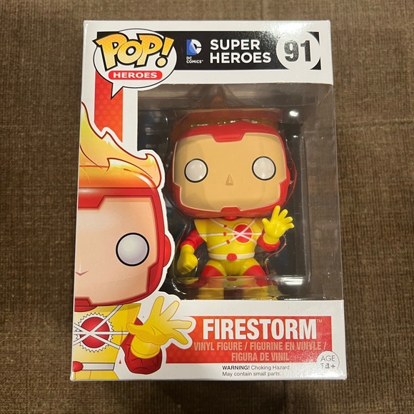 NWT Firestorm #91: DC Super Heroes Funko POP! Vaulted & Rare - Picture 3 of 7